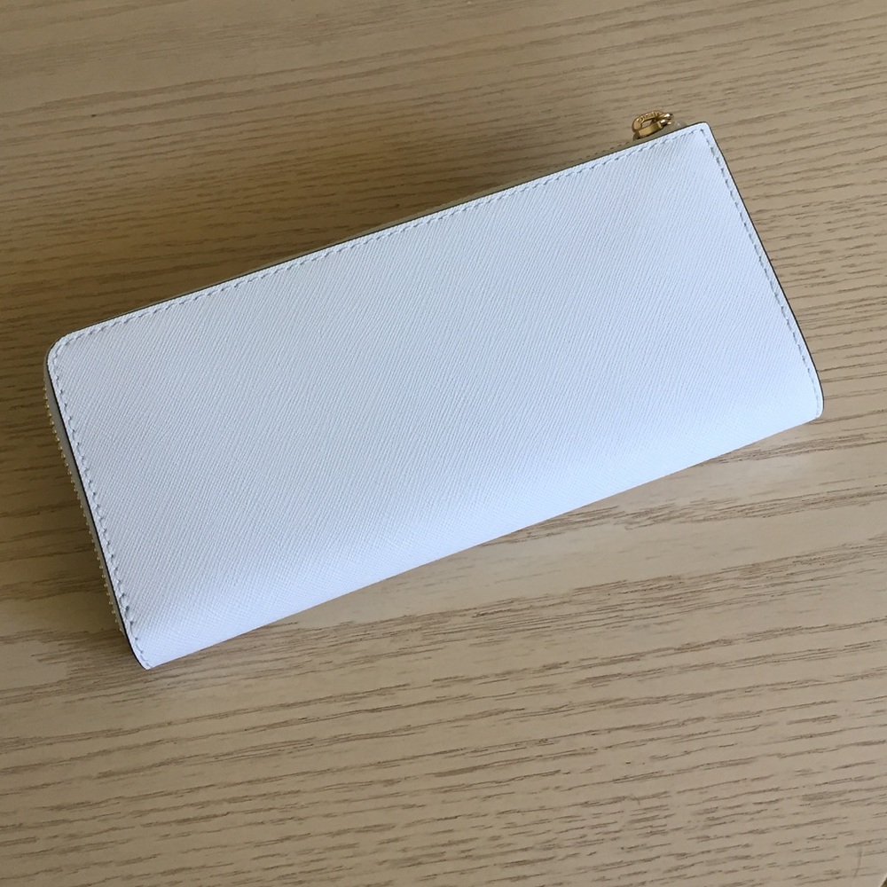 Michael Kors Optic White Leather Wallet - Picture 2 of 7